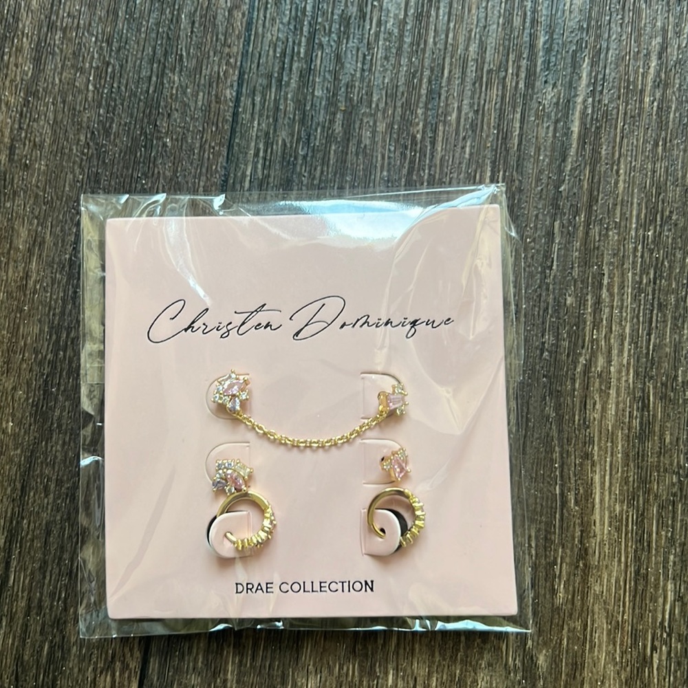 SWEET CRYSTALS EARRING SET